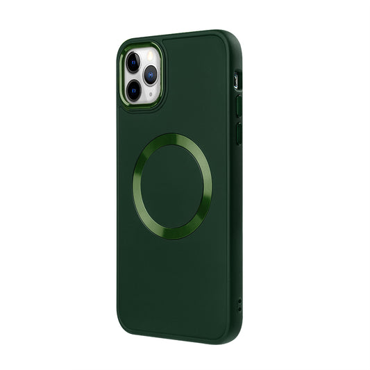 Apple iPhone 14 Pro Renkli Magsafe Case Haki