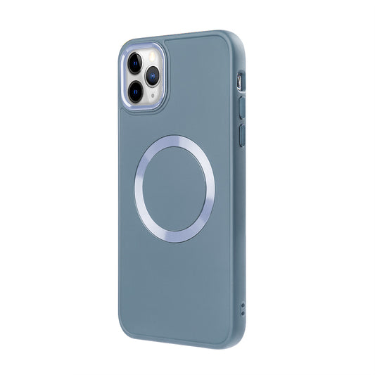 Apple iPhone 13 Pro Max Renkli Magsafe Case Bebe Mavi