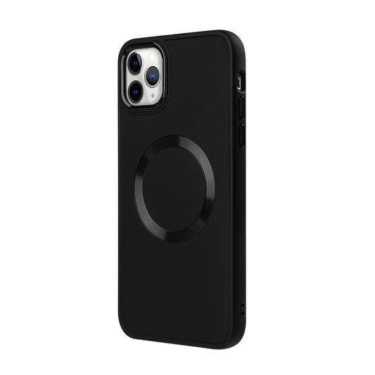 Apple iPhone 14 Pro Renkli Magsafe Case Siyah