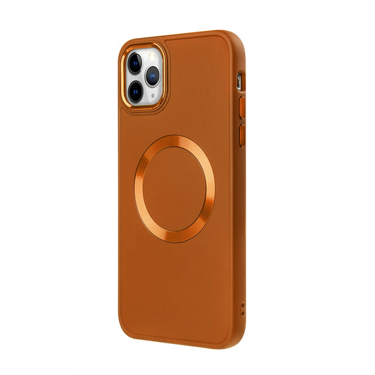 Apple iPhone 13 Pro Max Renkli Magsafe Case Turuncu