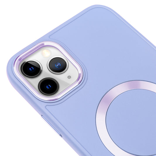 Apple iPhone 14 Pro Renkli Magsafe Case Lila