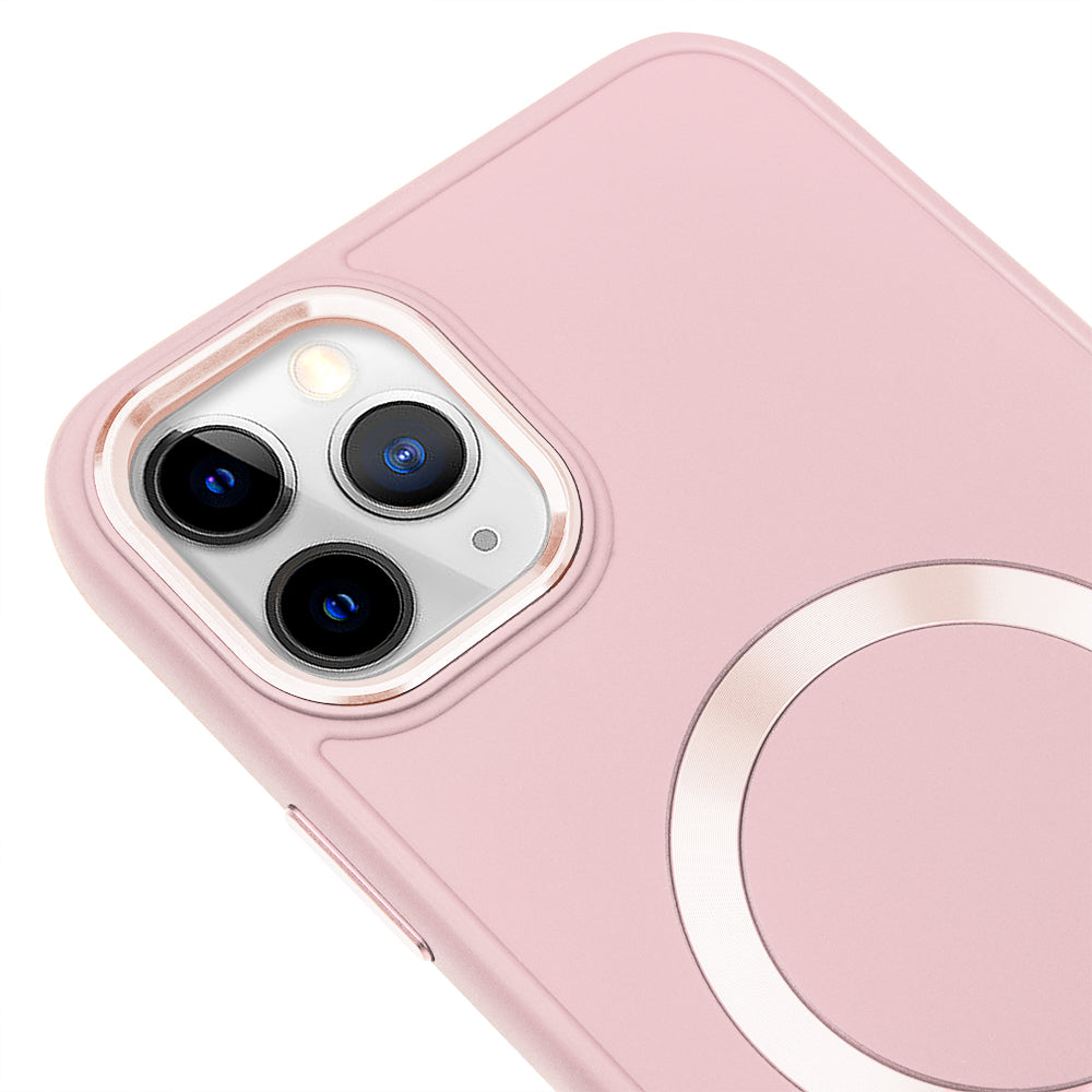 Apple iPhone 14 Pro Renkli Magsafe Case Pembe