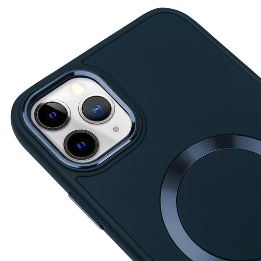 Apple iPhone 14 Pro Renkli Magsafe Case Petrol Mavisi