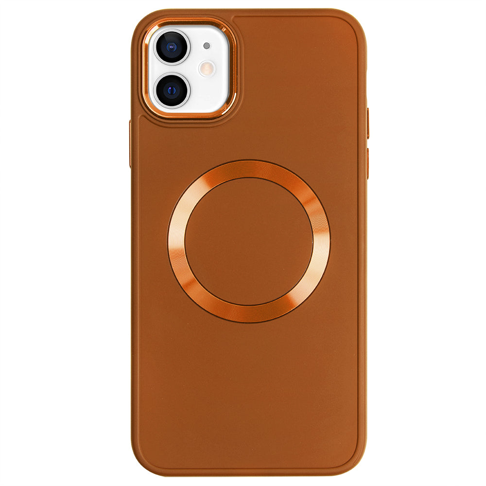 Apple iPhone 11 Renkli Magsafe Case Turuncu