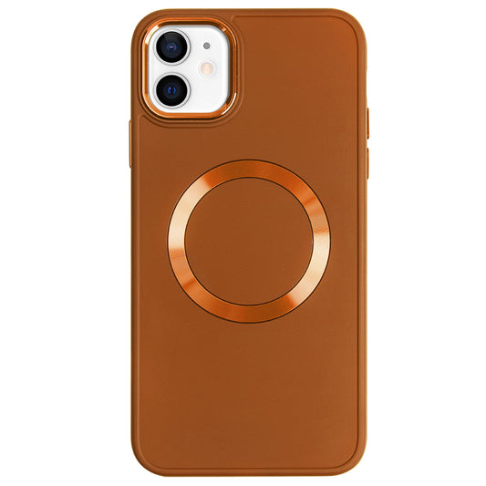 Apple iPhone 11 Renkli Magsafe Case Turuncu