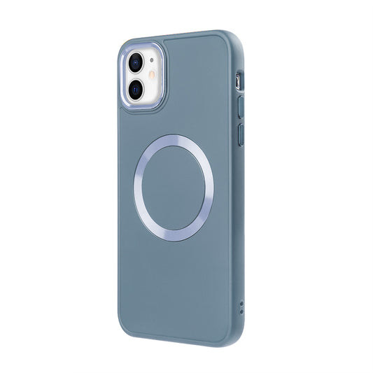 Apple iPhone 11 Renkli Magsafe Case Bebe Mavi