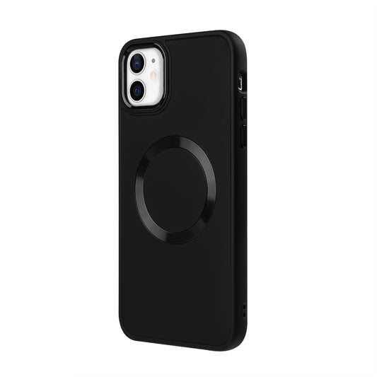 Apple iPhone 11 Renkli Magsafe Case Siyah