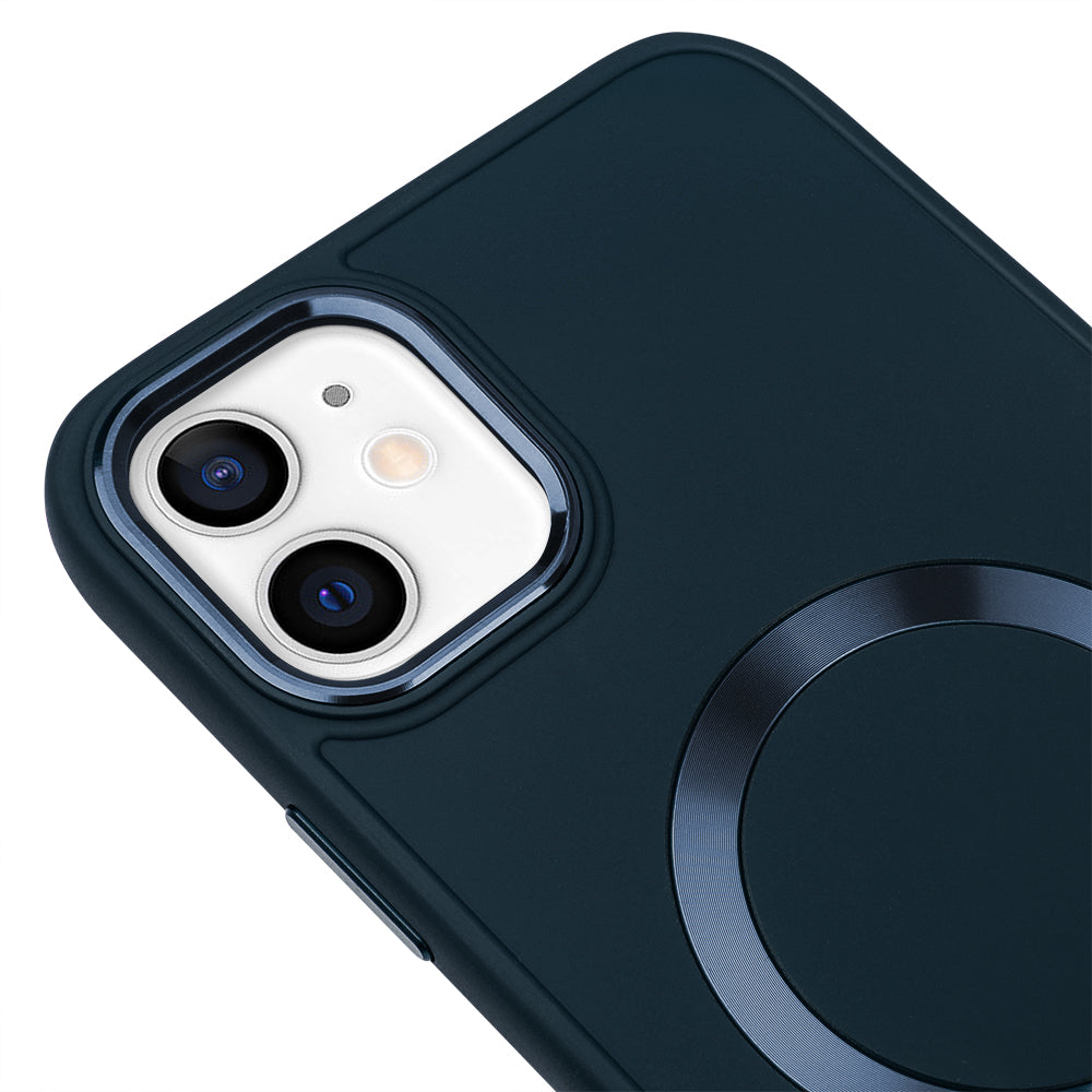 Apple iPhone 11 Renkli Magsafe Case Petrol Mavisi