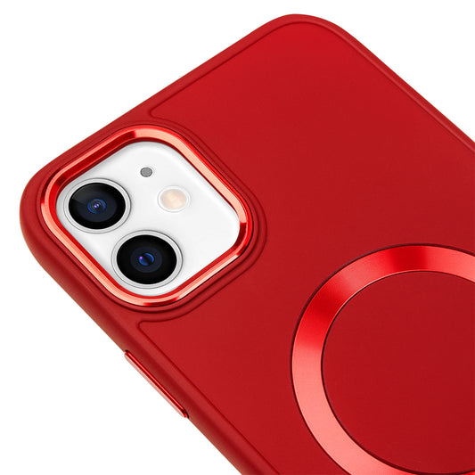 Apple iPhone 11 Renkli Magsafe Case Kırmızı