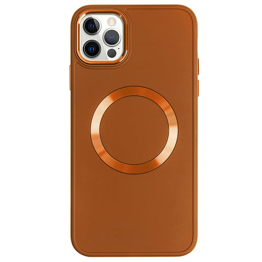 Apple iPhone 12 Pro Renkli Magsafe Case Turuncu
