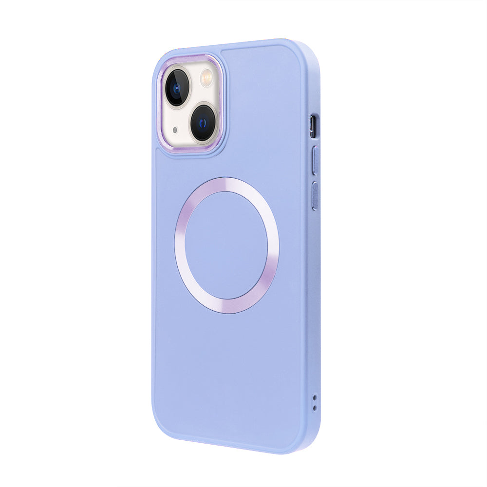 Apple iPhone 13 Renkli Magsafe Case Lila