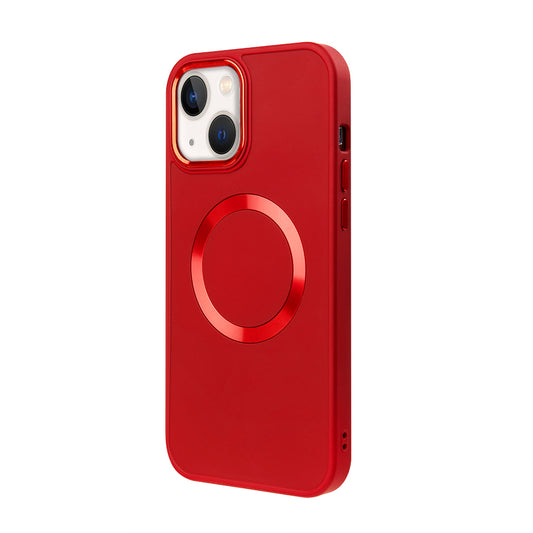 Apple iPhone 15 Plus Renkli Magsafe Case Kırmızı