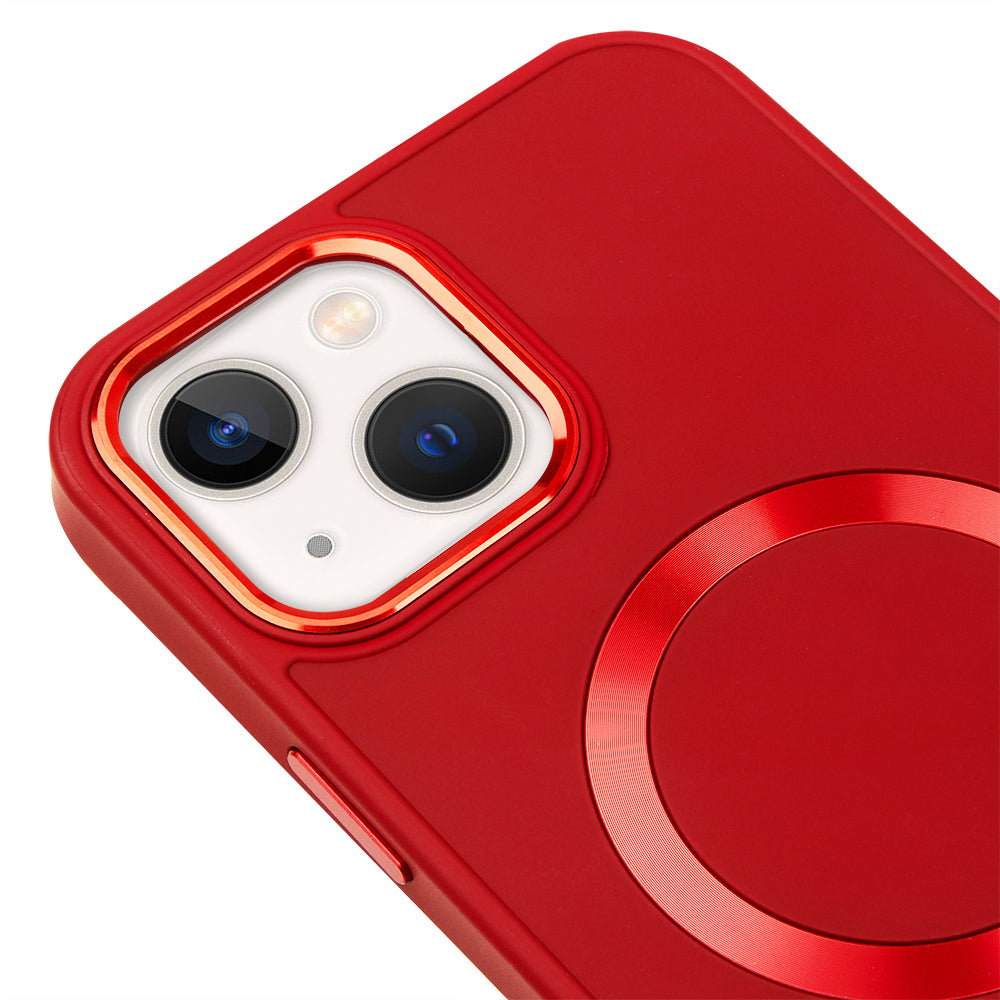 Apple iPhone 14 Renkli Magsafe Case Kırmızı