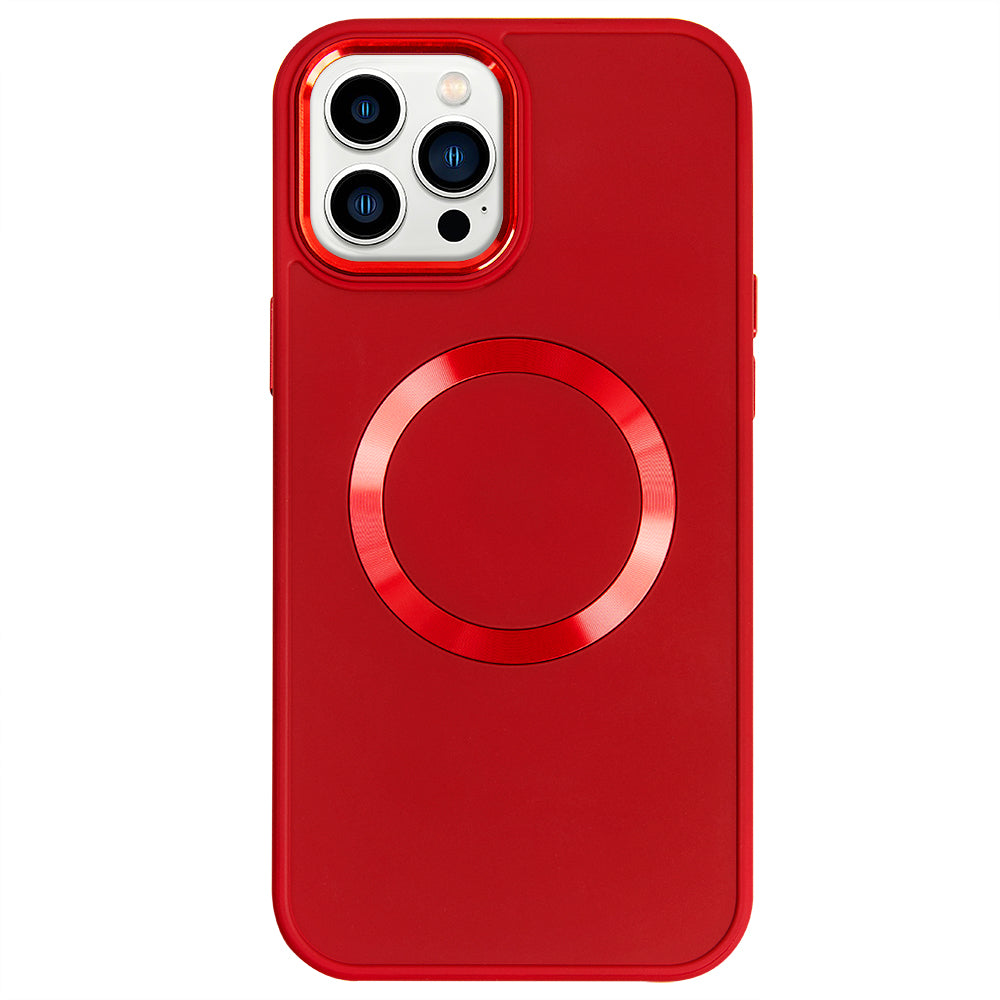 Apple iPhone 14 Pro Renkli Magsafe Case Kırmızı