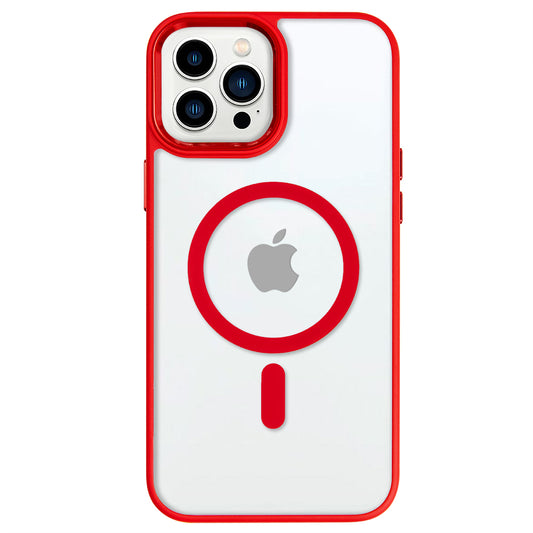 Apple iPhone 13 Pro Max Lux Magsafe Kırmızı