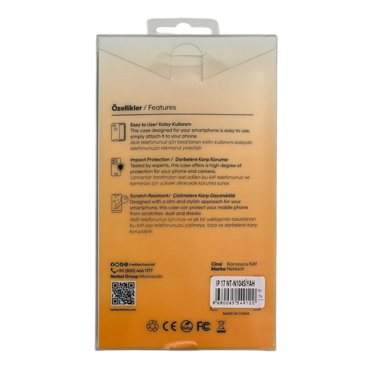 Apple iPhone 17 Lansman Şeffaf Magsafe Telefon Kılıfı Beyaz