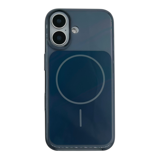 Apple iPhone 17 Lansman Şeffaf Magsafe Telefon Kılıfı Lacivert