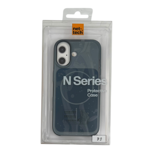 Apple iPhone 17 Lansman Şeffaf Magsafe Telefon Kılıfı Lacivert