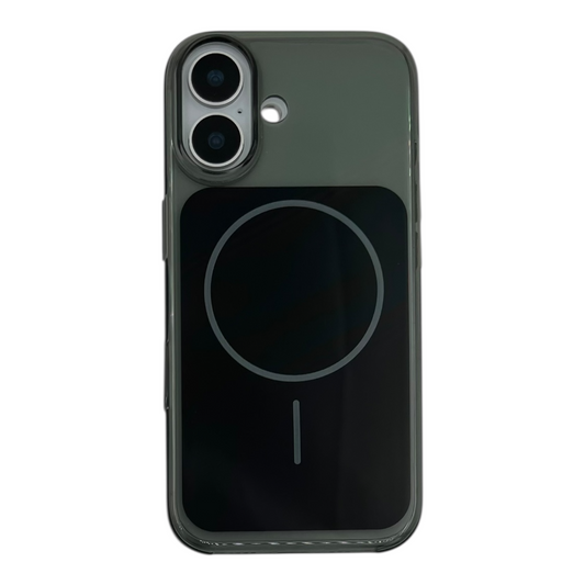 Apple iPhone 17 Lansman Şeffaf Magsafe Telefon Kılıfı Siyah