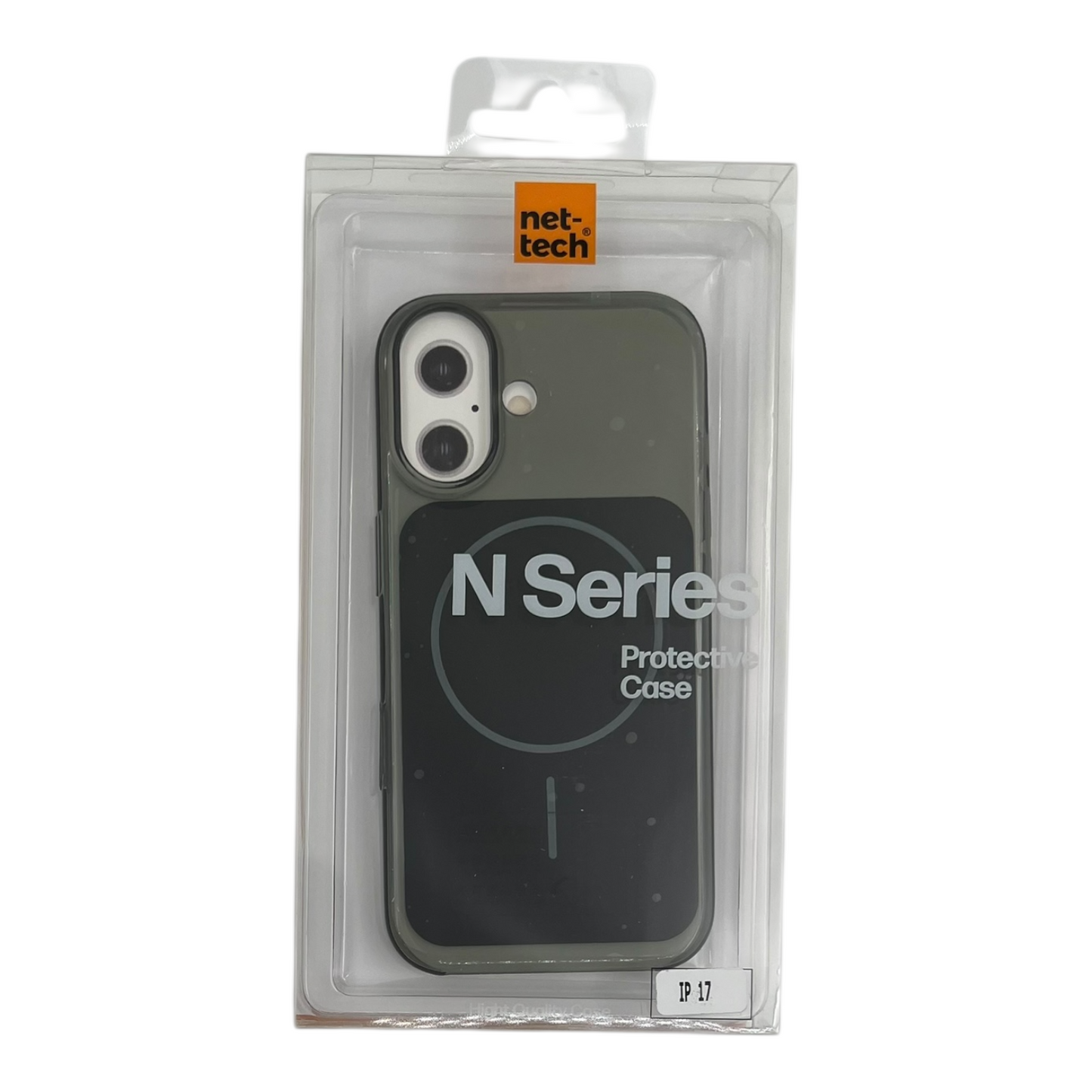 Apple iPhone 17 Lansman Şeffaf Magsafe Telefon Kılıfı Siyah