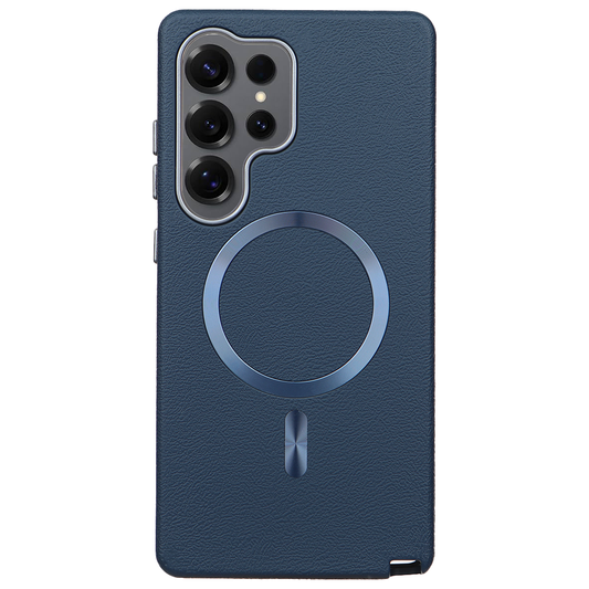 Samsung S25 Ultra Solid Magsafe Telefon Kılıfı Lacivert