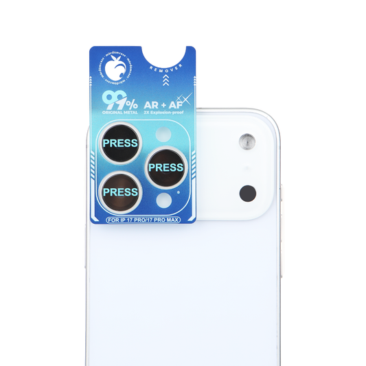 iPhone 17 Pro Max Kamera Koruyucu Ring Silver