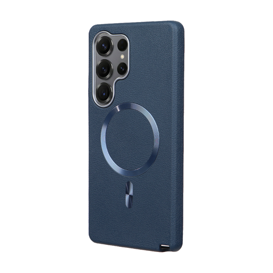Samsung S25 Ultra Solid Magsafe Telefon Kılıfı Lacivert