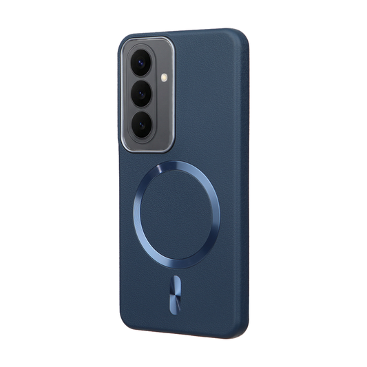 Samsung S26 Solid Magsafe Telefon Kılıfı Lacivert