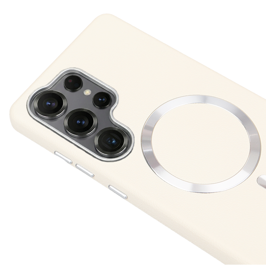 Samsung S26 Ultra Solid Magsafe Telefon Kılıfı Krem