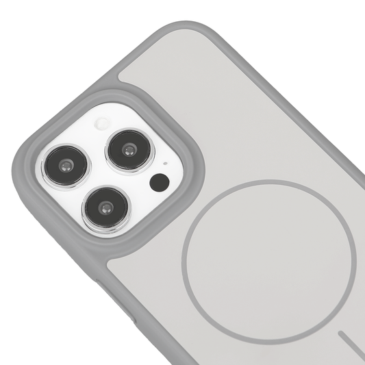 iPhone 15 Pro Neva Magsafe Telefon Kılıfı Beyaz