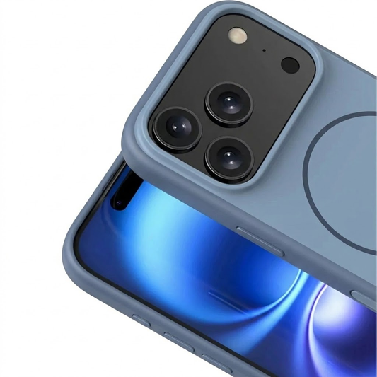 iPhone 17 Pro Max Neva Magsafe Telefon Kılıfı Mavi