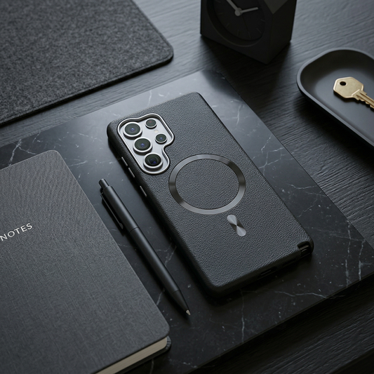 Samsung S26 Ultra Solid Magsafe Telefon Kılıfı Siyah