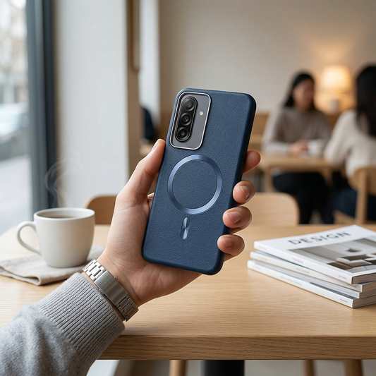 Samsung S26 Solid Magsafe Telefon Kılıfı Lacivert