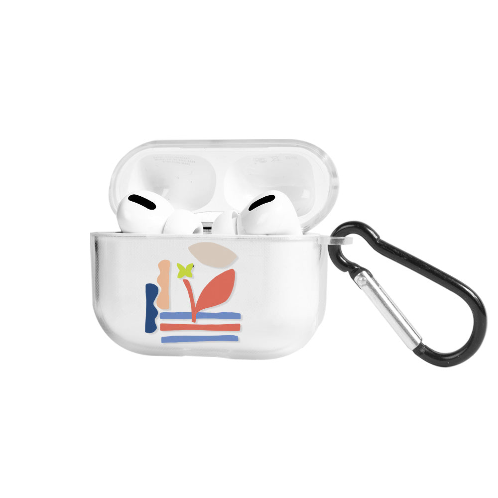 Apple AirPods Pro 3 Leaf Şeffaf Kılıfı