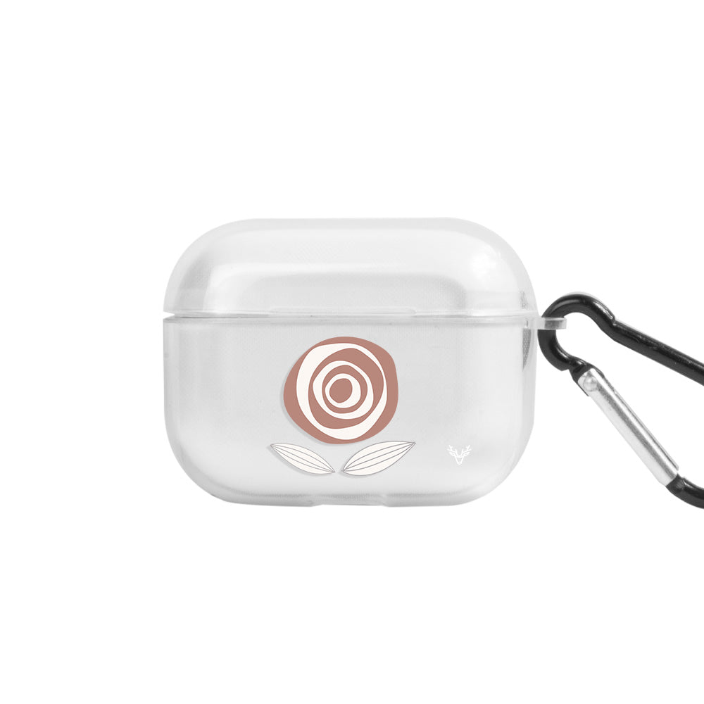 Apple AirPods Pro 3 Flowers Şeffaf Kılıfı