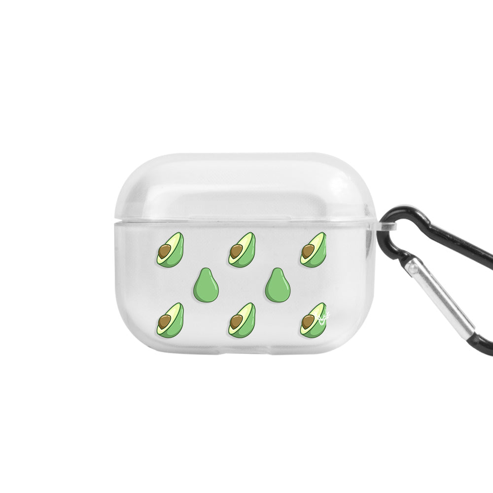 Apple AirPods Pro 3 Avocado Slices Şeffaf Kılıfı