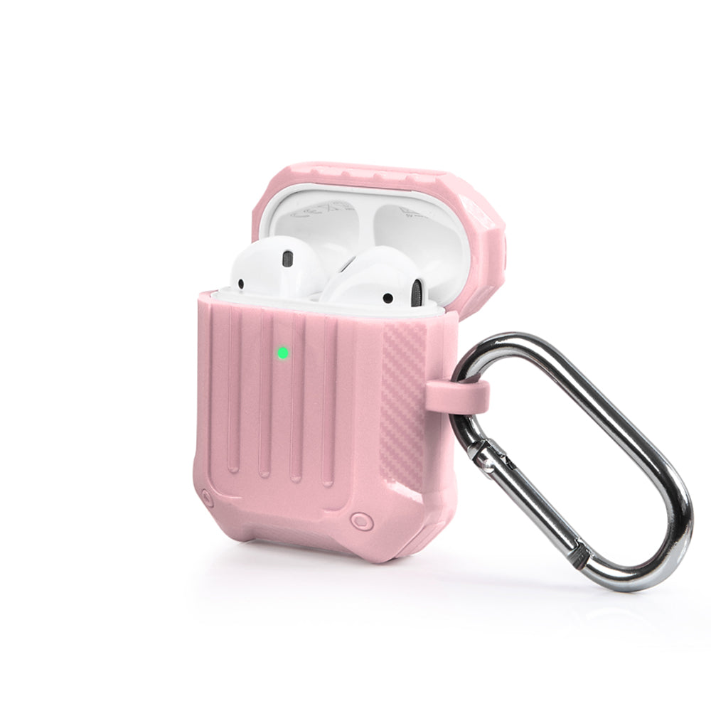 Apple AirPods Carbonfiber Pink Kılıfı