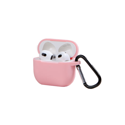 Apple AirPods 3 Pembe Silikon Kılıfı