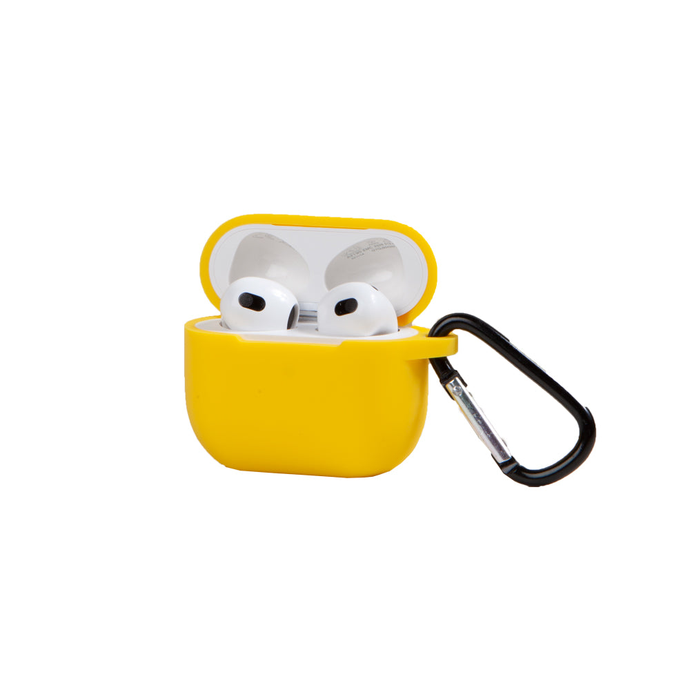 Apple AirPods 4 Sarı Silikon Kılıfı