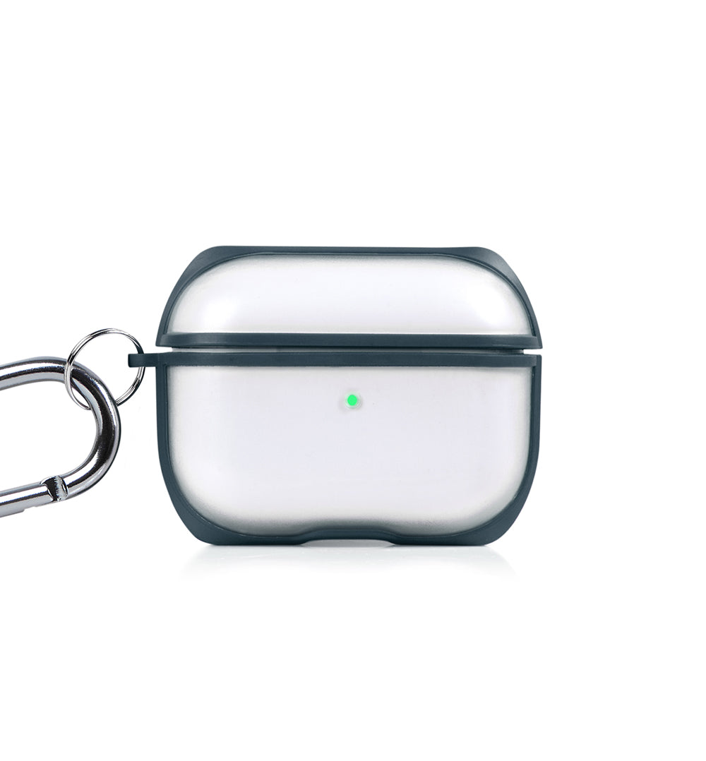 Apple AirPods Pro Dark Green Line Transparent Kılıfı