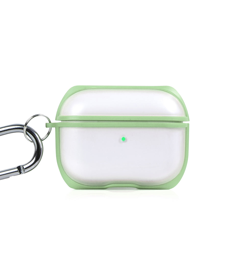 Apple AirPods Pro Green Line Transparent Kılıfı