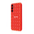 Samsung S24 Supreme LV Telefon Kılıfı - Renkli Silikon - Kırmızı