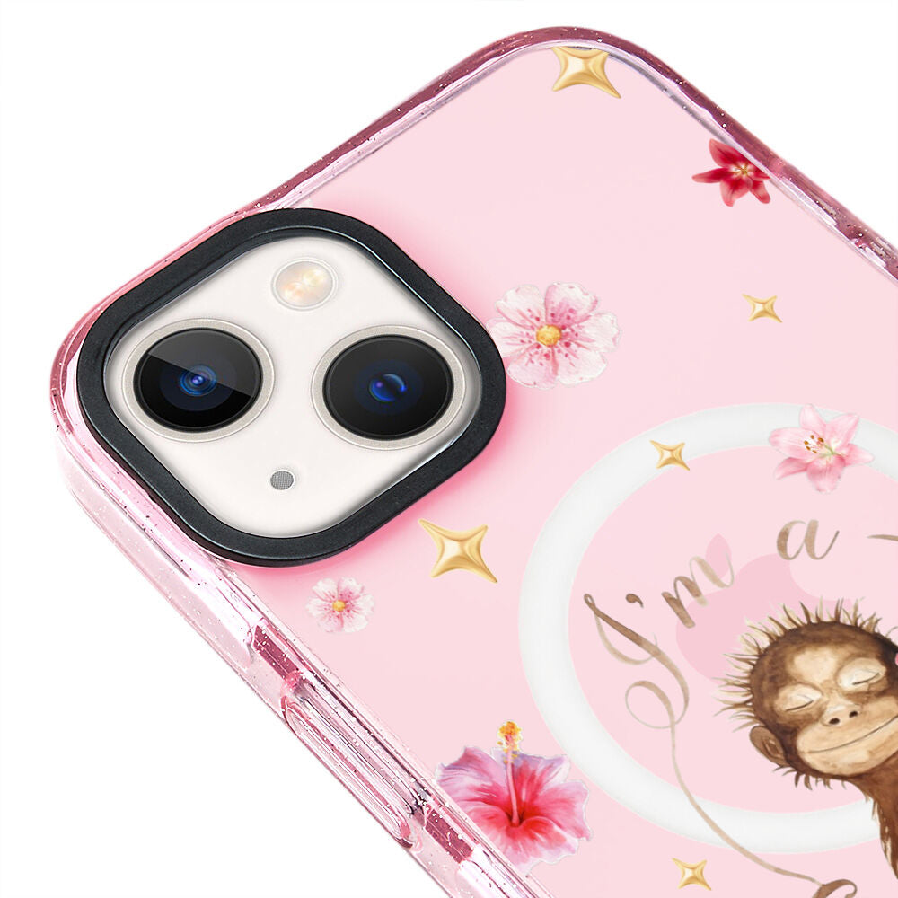 MagsafeliArtycaseSimliPembe