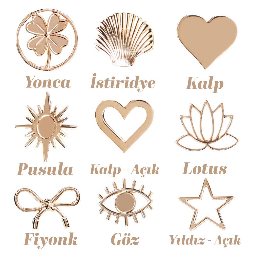 iPhone 17 Kişiye Özel Harfli Deri Telefon Kılıfı Gold