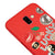 Samsung J6 Plus Luck Lips Berry Telefon Kılıfı - Renkli Silikon - Kırmızı