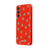Samsung A34 Shine Star Telefon Kılıfı - Renkli Silikon - Kırmızı