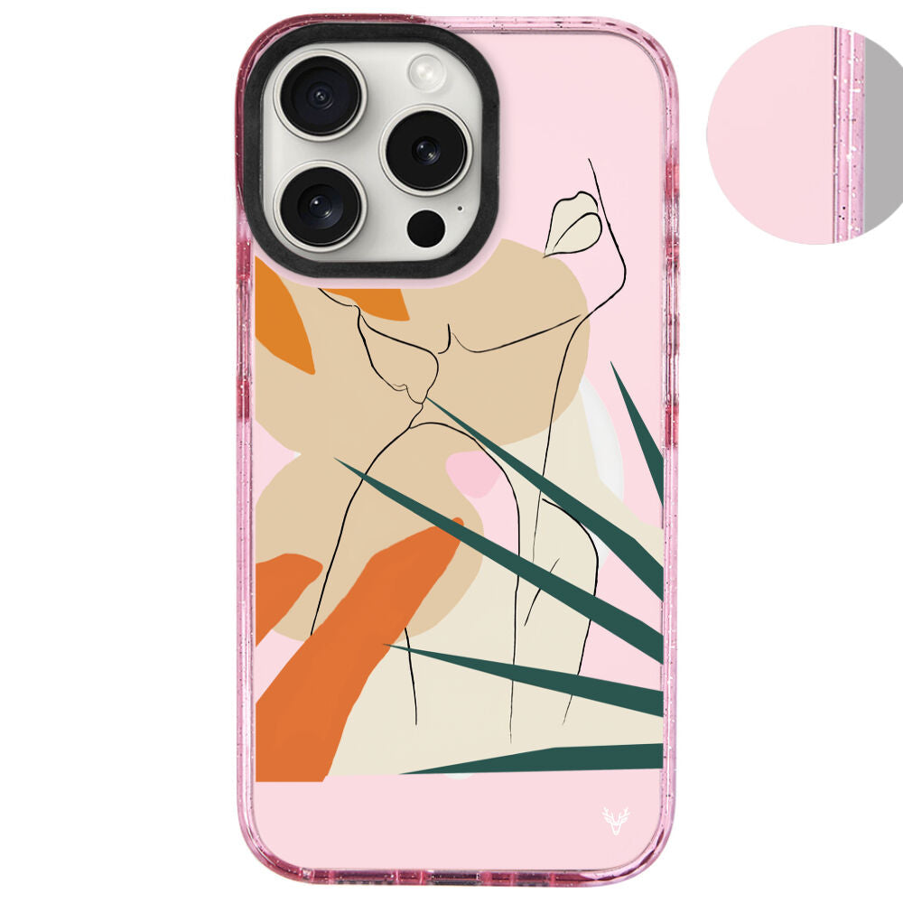 MagsafeliArtycaseSimliPembe