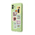Samsung A04 Cat Postage Telefon Kılıfı - Renkli Silikon - Yeşil