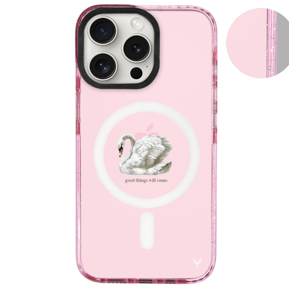 MagsafeliArtycaseSimliPembe