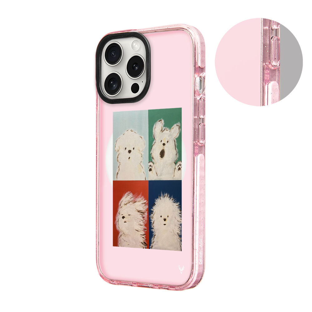 MagsafeliArtycaseSimliPembe